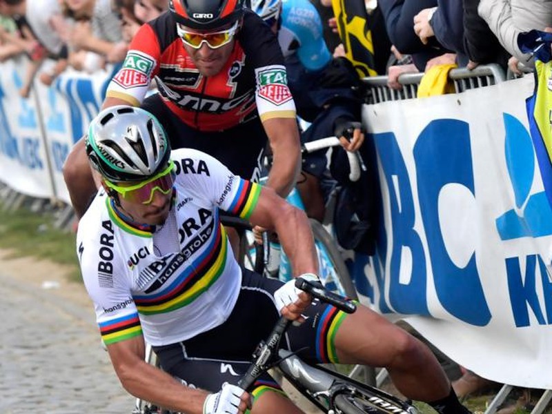 Peter Sagan a jeho pád na Okolo Flámska