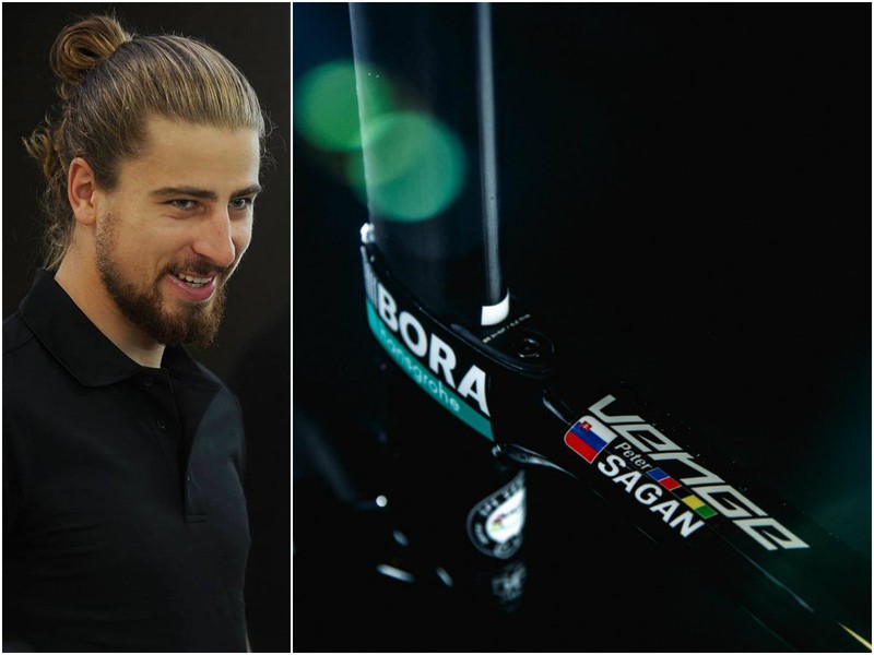 Peter Sagan ukázal fanúšikom nový bicykel