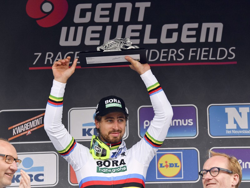 Peter Sagan po tretíkrát ovládol belgickú klasiku Gent – Wevelgem