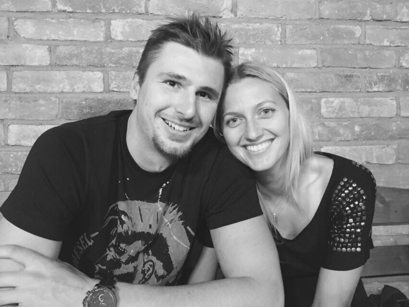 Radek Meidl a Petra Kvitová