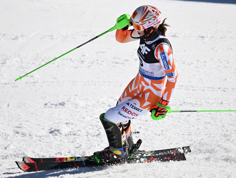 Na snímke slovenská lyžiarka Petra Vlhová 