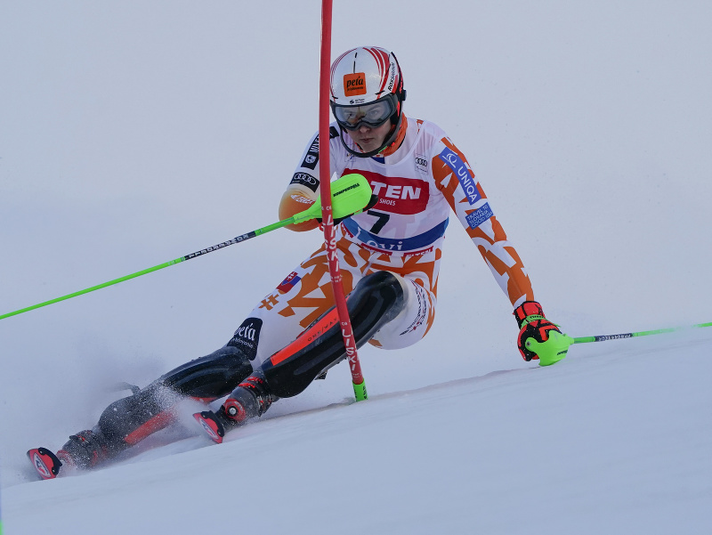 Petra Vlhová v 1. kole slalomu v Levi