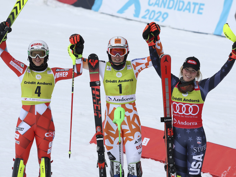 Slovenská lyžiarka Petra Vlhová vyhrala finálový slalom Svetového pohára v andorrskom Soldeu.