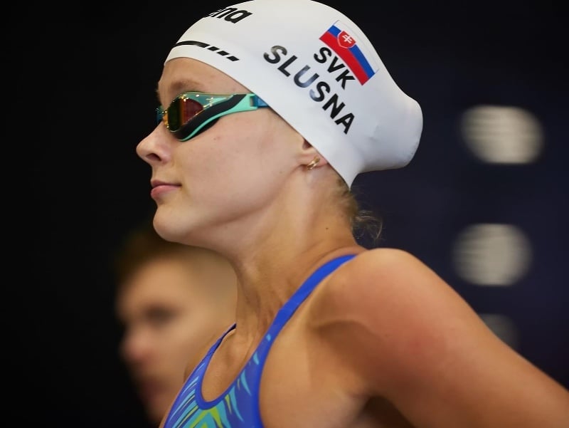 Slovenská plavkyňa Lilian Slušná