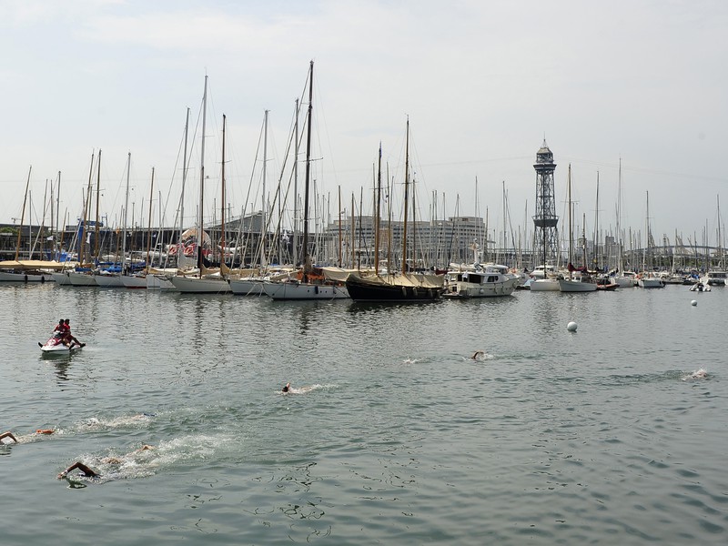 Plavci trénujú na otvorenej vode pred majstrovstvami sveta v Barcelone