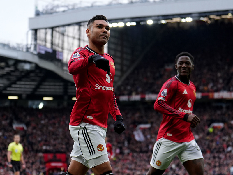 Casemiro oslavujúci gól