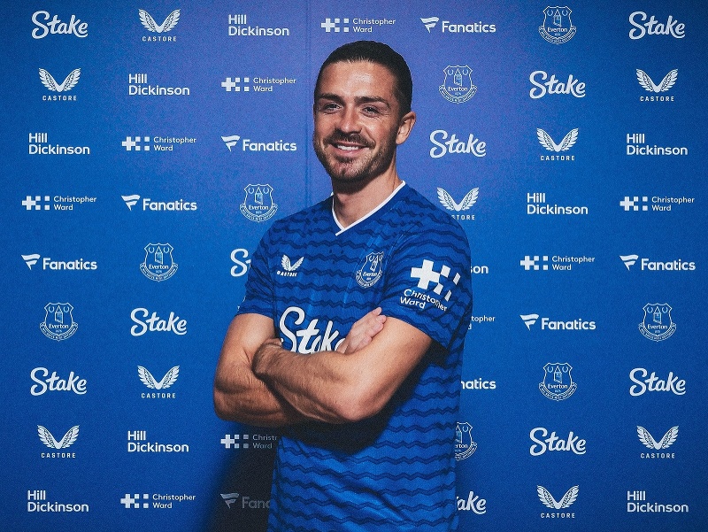 Jack Grealish v drese Evertonu FC