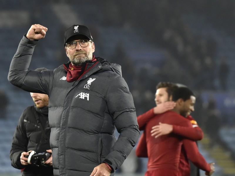 Jürgen Klopp oslavuje triumf