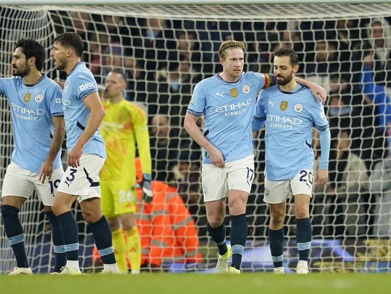 Kevin de Bruyne a Bernardo Silva