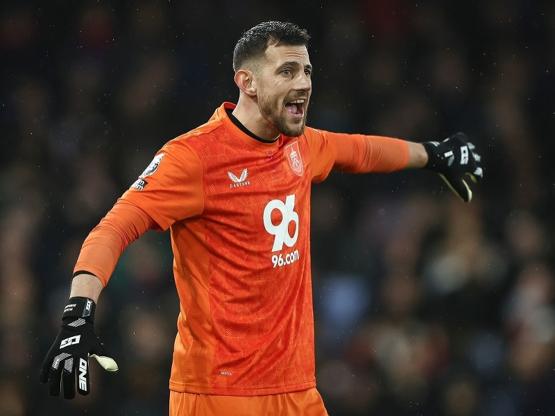 Na snímke slovenský brankár Martin Dúbravka