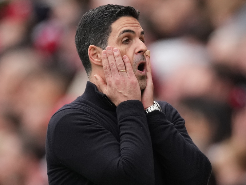 Tréner Arsenalu Mikel Arteta