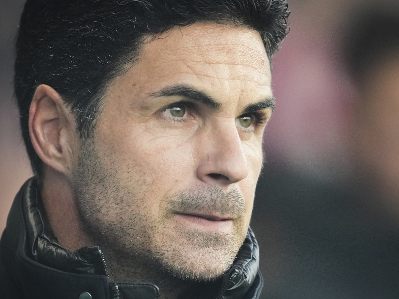 Manažér Arsenalu Mikel Arteta