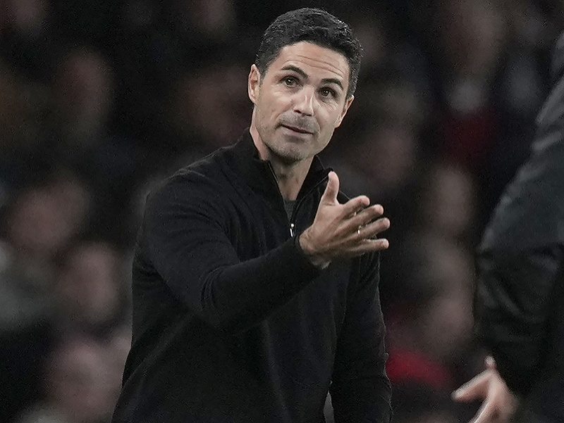 Manažér Arsenalu Mikel Arteta