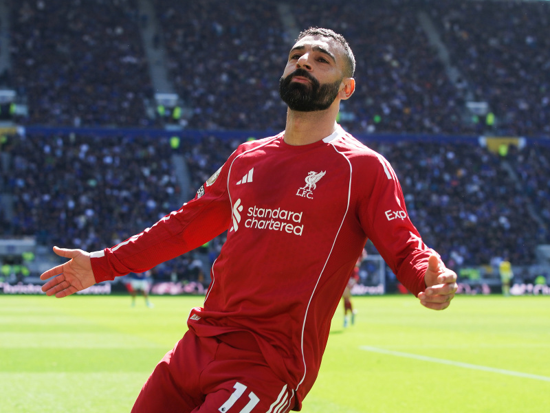 Egyptský futbalista Mohamed Salah