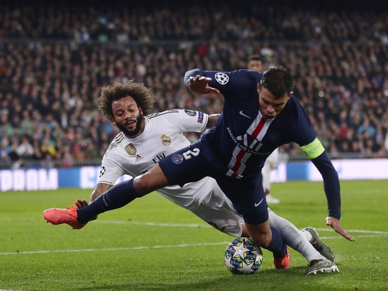 Marcelo a Thiago Silva