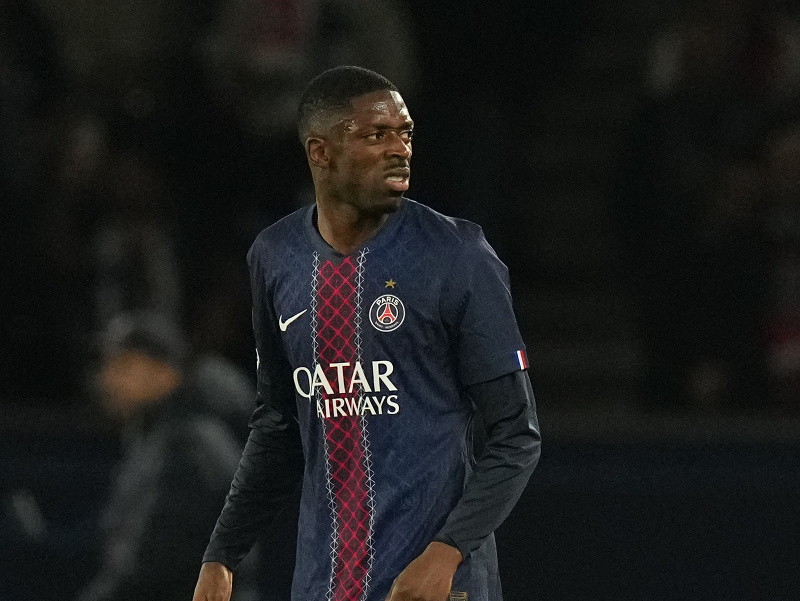 Hráč Ousmane Dembélé z PSG 