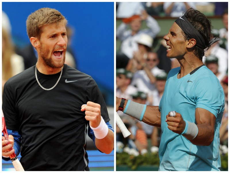 Martin Kližan a Rafael Nadal