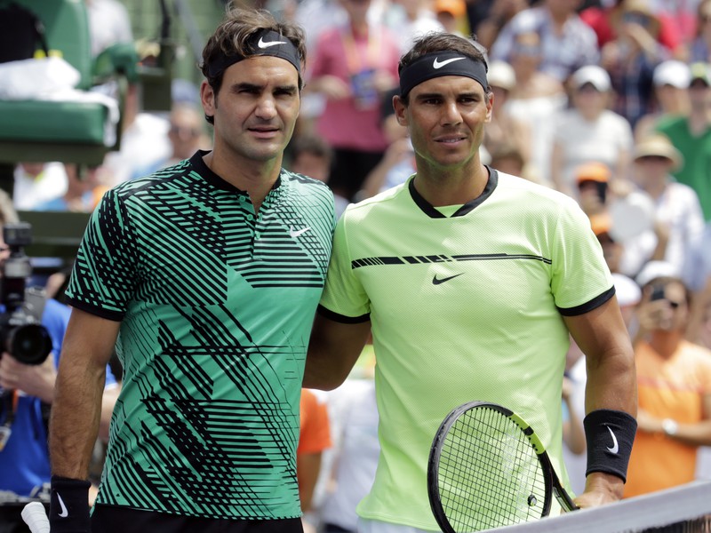 Roger Federer a Rafael Nadal