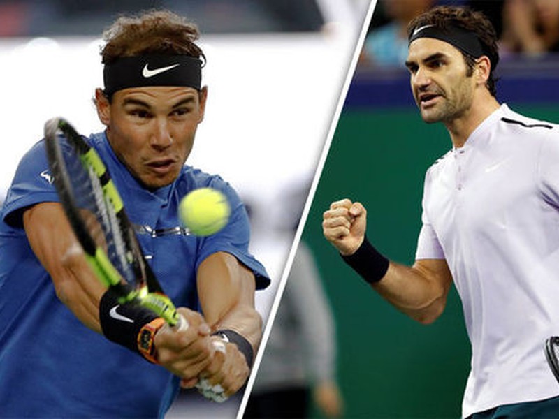 Rafael Nadal a Roger Federer