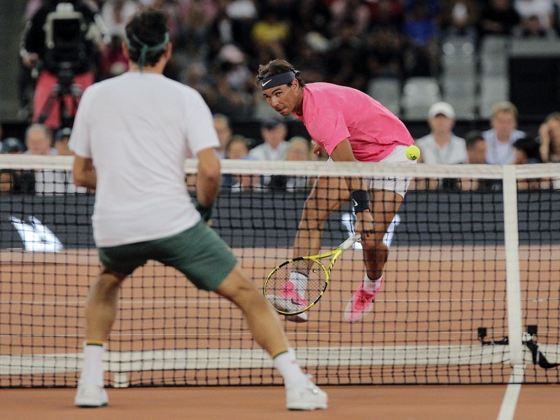 Rafael Nadal a Roger Federer