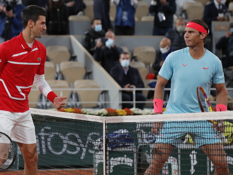 Novak Djokovič a Rafael Nadal
