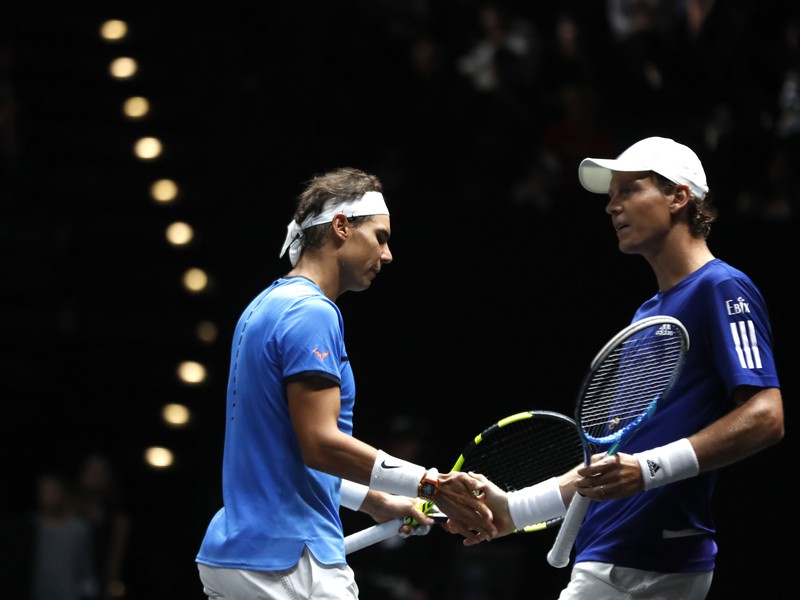 Rafael Nadal a Tomáš Berdych