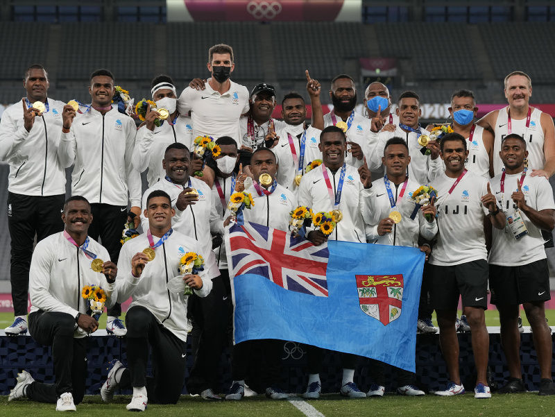  Reprezentanti Fidži triumfovali na OH v Tokiu v sedmičkovom ragby a obhájili zlato z Ria