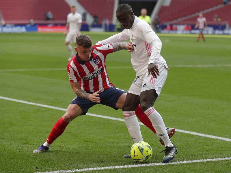 Momentka zo zápasu Real Madrid - Atlético Madrid