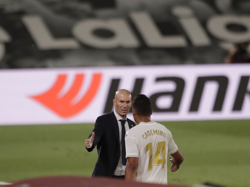 Zinedine Zidane a Casemiro