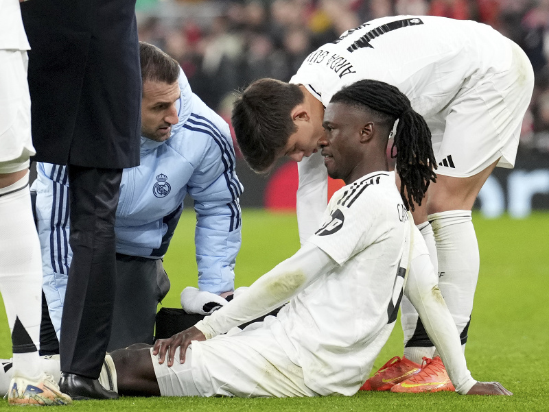 Eduardo Camavinga z Realu Madrid utrpel zranenie