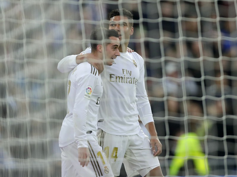 Casemiro a Lucas Vazquez