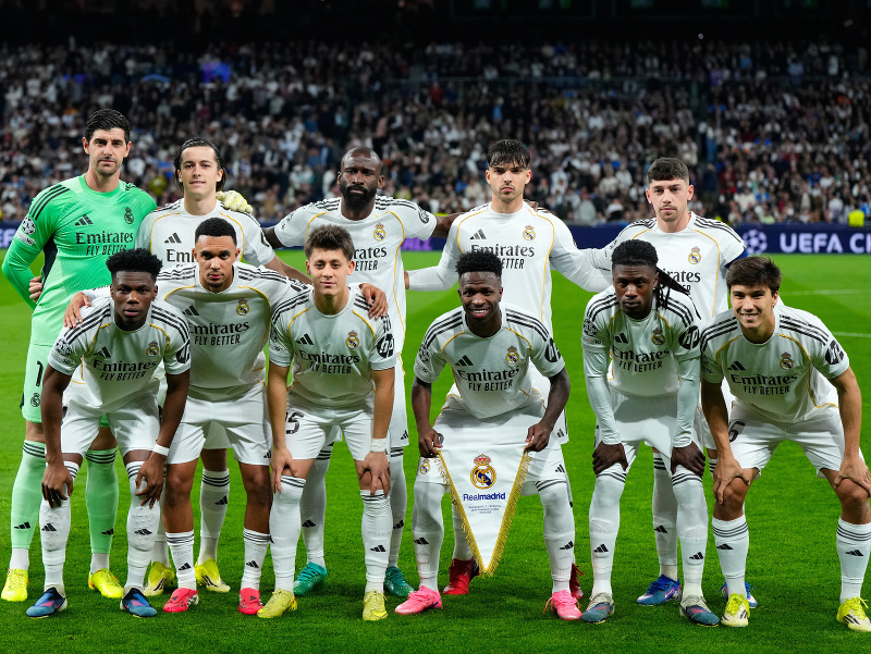 Futbalisti Realu Madrid pred zápasom Ligy majstrov