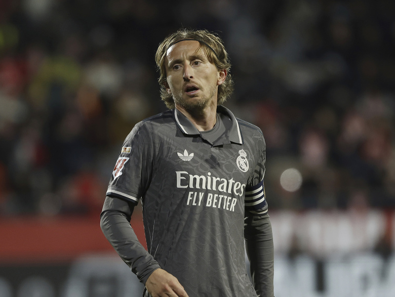 Luka Modrič počas zápasu Realu Madrid