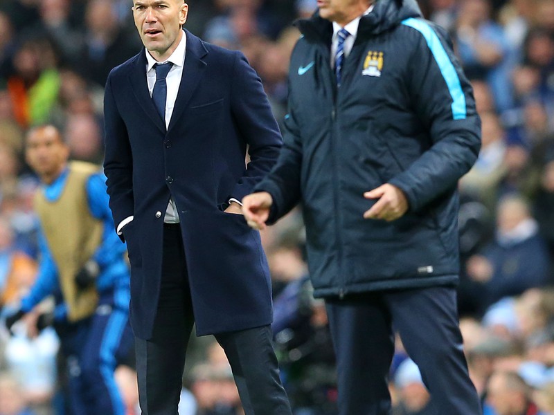 Zinedine Zidane a Manuel Pellegrini