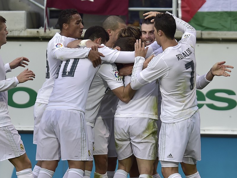 Radosť hráčov Realu Madrid 