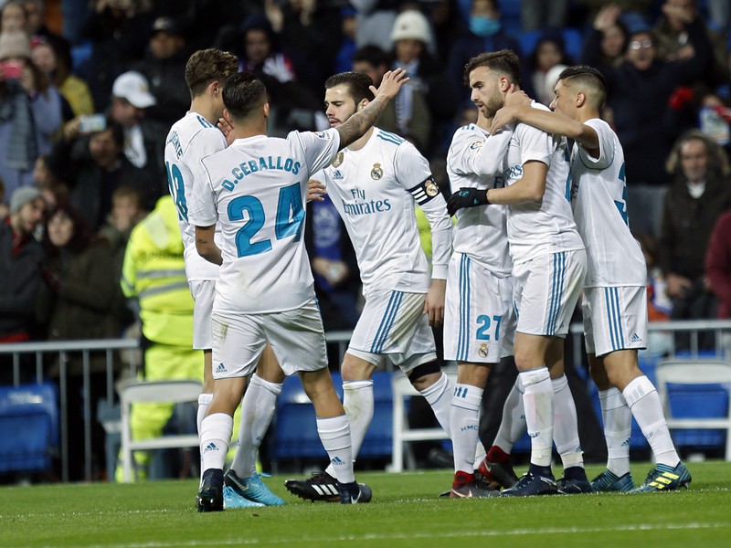 Radosť hráčov Realu Madrid