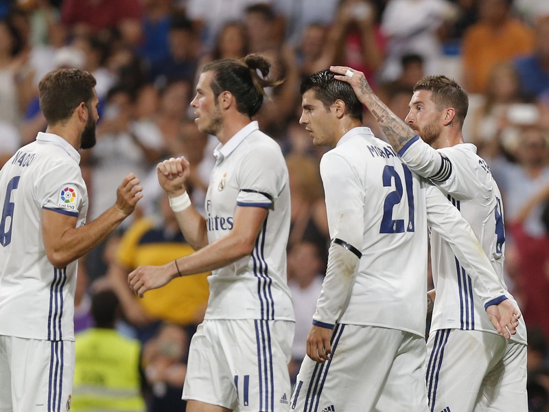 Radosť hráčov Realu Madrid
