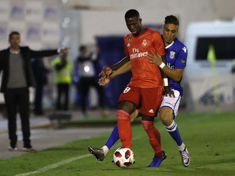 Vinicius Júnior (v červenom) v akcii