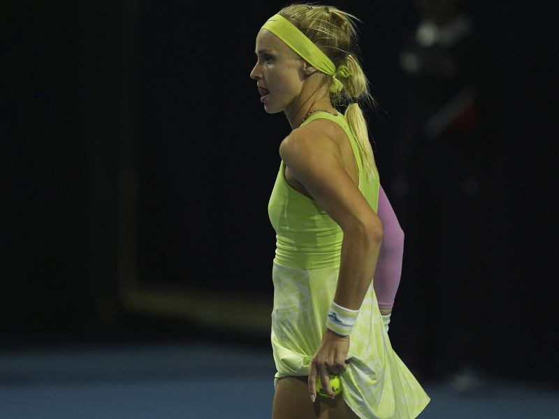 Slovenská tenistka Rebecca Šramková na turnaji v Pekingu