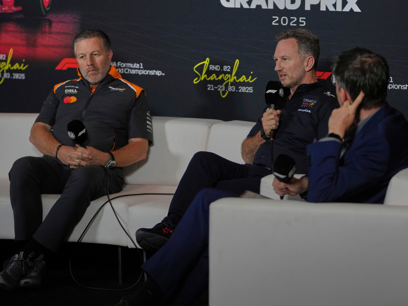 Christian Horner a Zak Brown