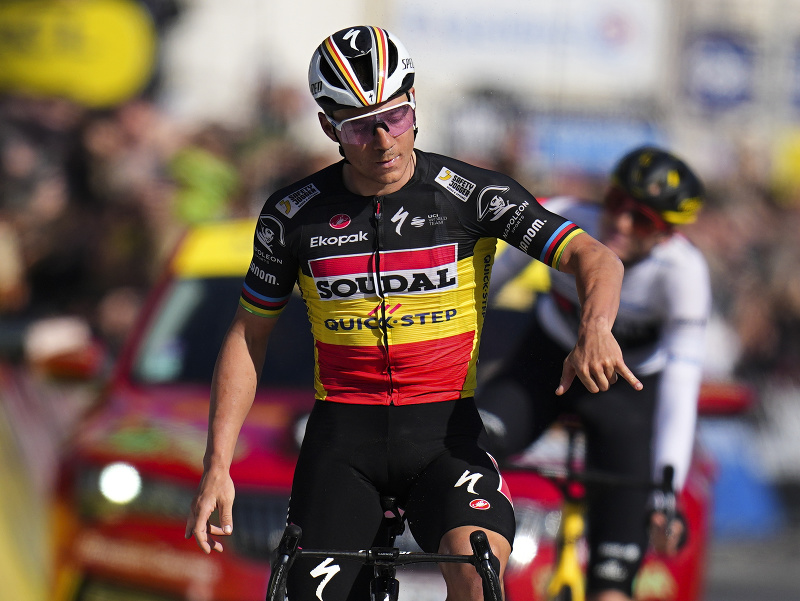 Cyklista Remco Evenepoel