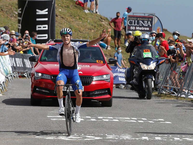 Remco Evenepoel sa stal víťazom tretej etapy Vuelta a Burgos