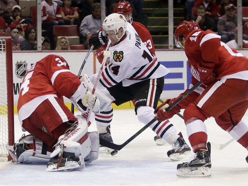 Richard Pánik, Petr Mrazek a Robbie Russo
