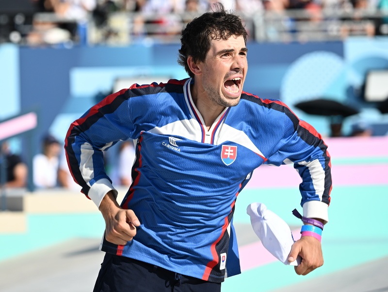 Slovenský skejtbordista Richard Tury 