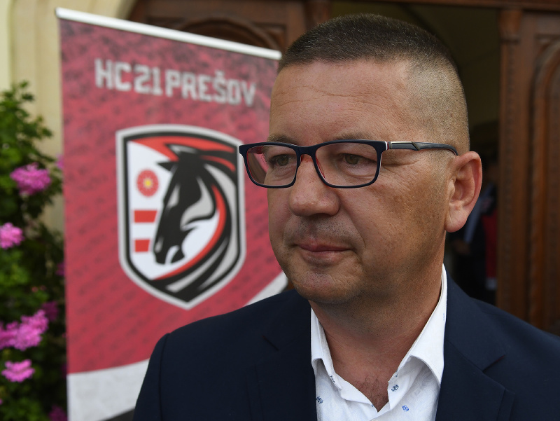Majiteľ klubu HC 21 Prešov Róbert Ľupták.