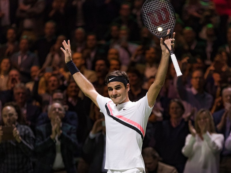 Roger Federer suverénne ovládol finále v Rotterdame