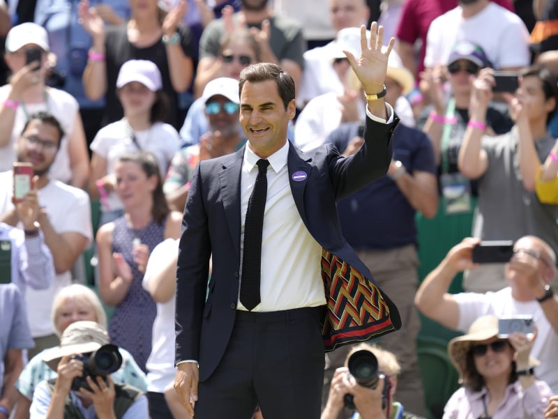 Roger Federer na milovanom Wimbledone