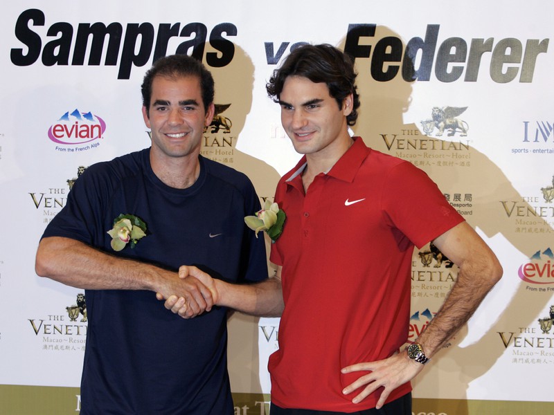 Pete Sampras a Roger Federer