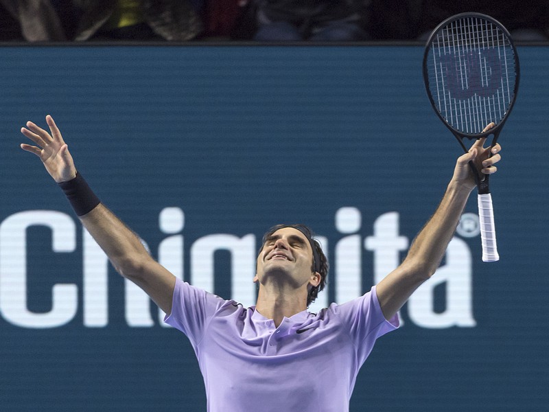 Roger Federer sa teší z ďalšieho titulu