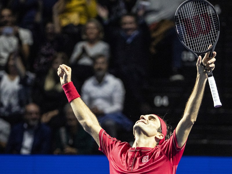 Federer získal v Bazileji rekordný 10. titul
